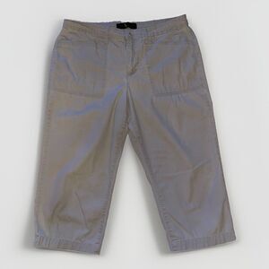 Gloria Vanderbilt Size 12 Average Missy Women's Tan Khaki Stretch Used